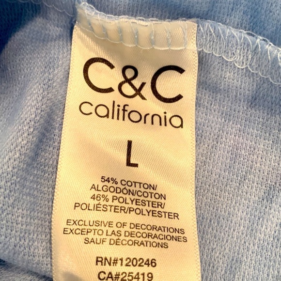C&C California Very Merry Long Sleeve Tee NWT - Picture 7 of 7